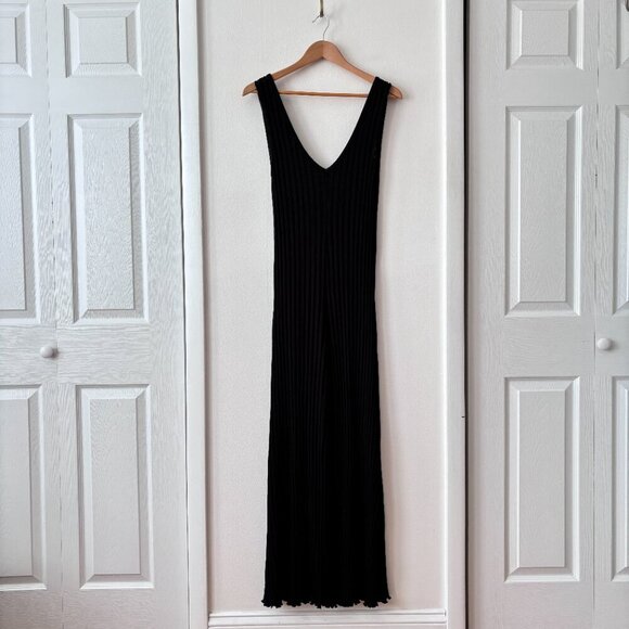 Simon Miller Moa Ribbed Jumpsuit in Black - Picture 3 of 7